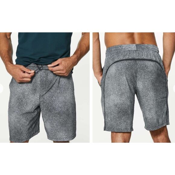 Lululemon Men's Pace Breaker Linerless Shorts 9' Inseam Carbon Mist Alpine Sz M - Picture 5 of 7